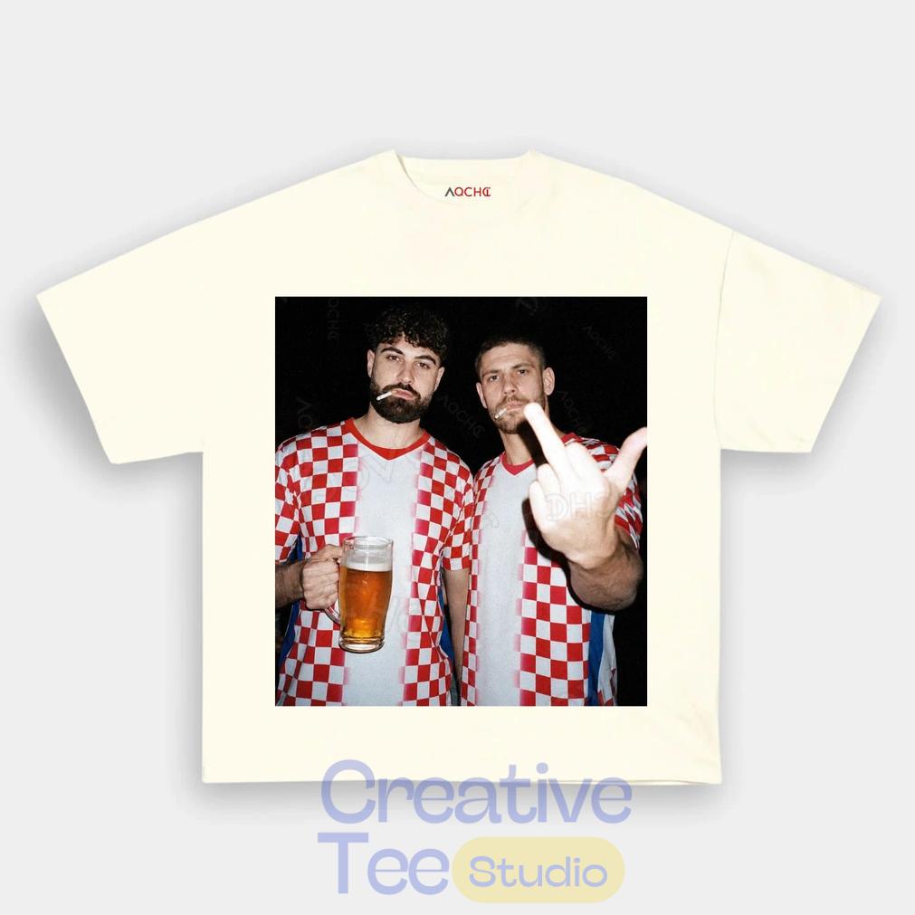 Croatia Drunk Era Black T-Shirt Croatia Drunk Era Black T-Shirt