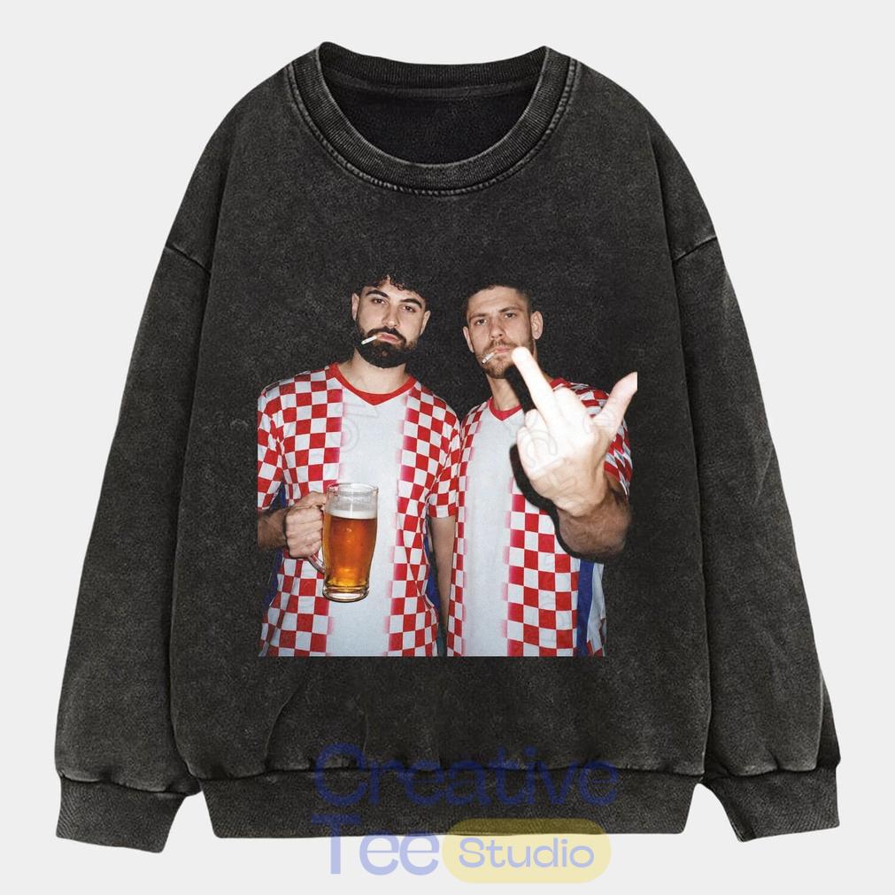 Croatia Drunk Era Black T-Shirt Croatia Drunk Era Black T-Shirt