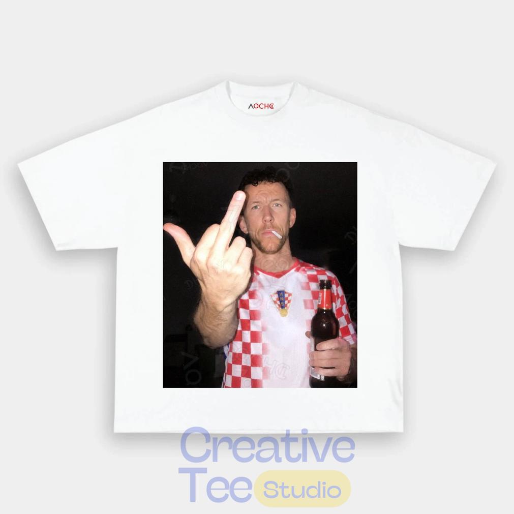 Croatia National Team Ivan Perisic Drunk T-Shirt Croatia National Team Ivan Perisic Drunk T-Shirt