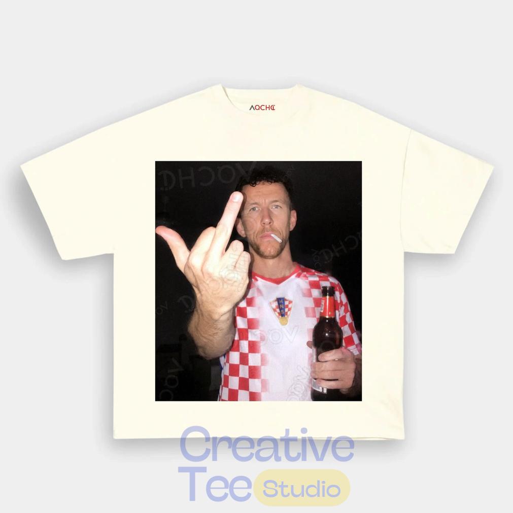 Croatia National Team Ivan Perisic Drunk T-Shirt Croatia National Team Ivan Perisic Drunk T-Shirt