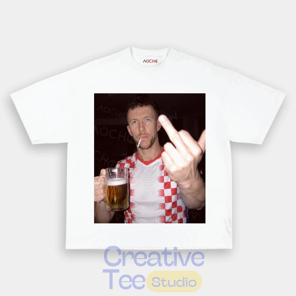 Croatia National Team Ivan Perisic Drunk T-Shirt Croatia National Team Ivan Perisic Drunk T-Shirt