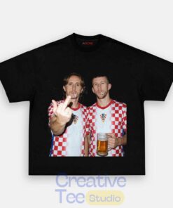 Croatia National Team Perisic Modric Drunk T-Shirt