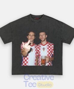 Croatia National Team Perisic Modric Drunk T-Shirt