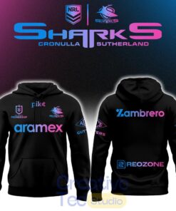 Cronulla Sharks Men’s Las Vegas Warm Up Limited Edition Tee Hoodie