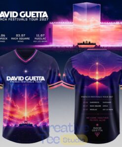 David Guetta – France Tour Baseball Jersey