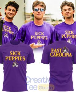 East Carolina Pirates “Sick Puppies” 2026 T-Shirt