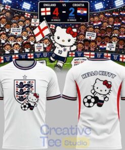 England Football 2026 World Cup Hello Kitty Night Tee Hoodie