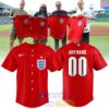 England National Football Team x KC Royals Custom Baseball Jersey