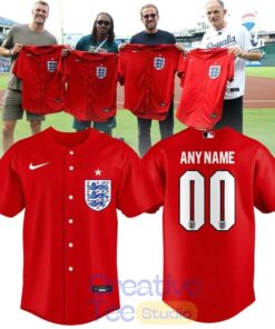 England National Football Team x KC Royals Custom Baseball Jersey