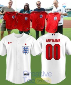 England National Football Team x KC Royals Custom Baseball Jersey