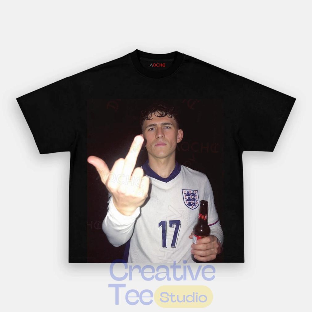 England National Team Foden Drunk T-Shirt England National Team Foden Drunk T-Shirt