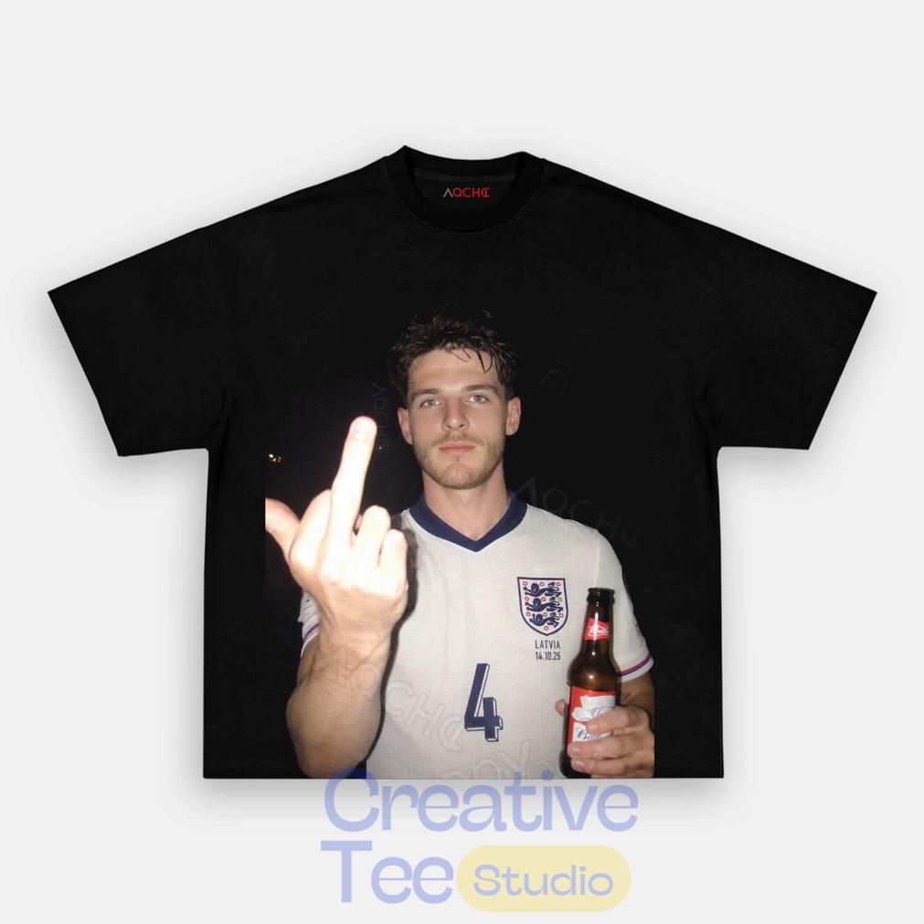 England National Team Rice Drunk T-Shirt England National Team Rice Drunk T-Shirt