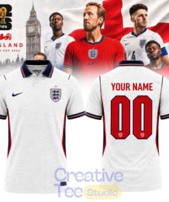 England x World Cup 2026 Polo Shirt England x World Cup 2026 Polo Shirt