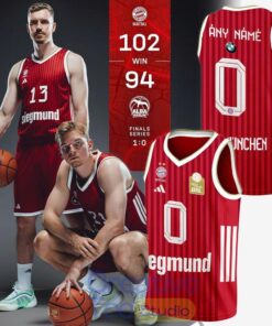 FC Bayern Basketball 2026/27 Home Custom Basketball Jersey FC Bayern Basketball 2026/27 Home Custom Basketball Jersey