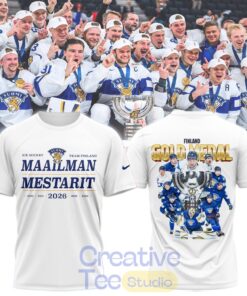 Finland 2026 IIHF Ice Hockey World Champions T-Shirt