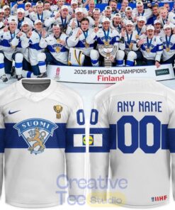 Finland 2026 IIHF World Champions Custom Hockey Jersey