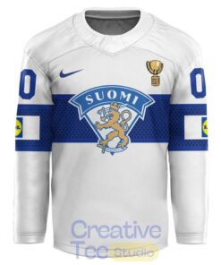 Finland 2026 IIHF World Champions Custom Hockey Jersey