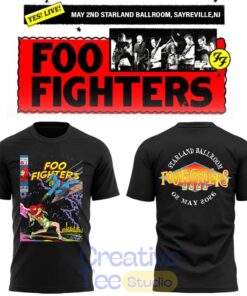 Foo Fighters Secret NJ Show 2026 T-Shirt Foo Fighters Secret NJ Show 2026 T-Shirt