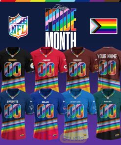 Football All Teams x Happy Pride Month Custom Jersey