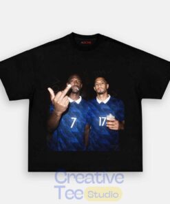 France National Team Dembélé x Saliba Drunk Smoke T-Shirt