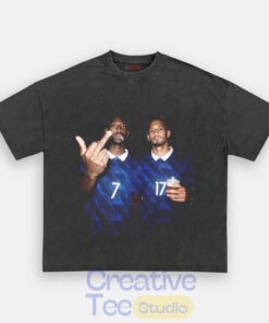 France National Team Dembélé x Saliba Drunk Smoke T-Shirt