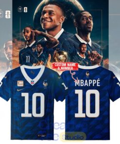 France National Team x US Football Style Jersey