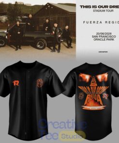 Fuerza Regida This Is Our Dream Stadium Tour 2026 At Petco Park Jersey