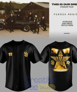 Fuerza Regida This Is Our Dream Stadium Tour 2026 At Petco Park Jersey