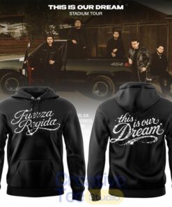 Fuerza Regida This is Our Dream Tour Black 2026 Special Edition Hoodie