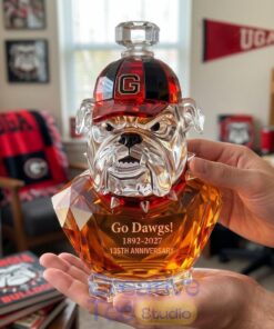 Georgia Bulldogs Go Dawgs! 135th Anniversary Whiskey Bottle