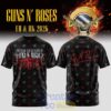 Guns N’ Roses World Tour 2026 Black T-Shirt
