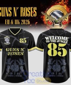Guns N’ Roses World Tour 2026 Exclusive Football Jersey
