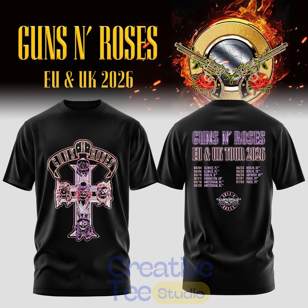 Guns N’ Roses World Tour 2026 Limited Shirt Guns N’ Roses World Tour 2026 Limited Shirt