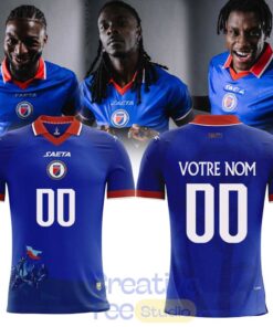 Haitienne De Football 1974 História do Haiti for World Cup 2026 Jersey – Blue