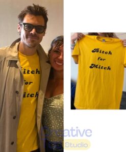 Harry Styles Bitch For Mitch Amsterdam Tour T-Shirt Harry Styles Bitch For Mitch Amsterdam Tour T-Shirt