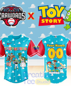 Hickory Crawdads x Toy Story Night Custom Baseball Jersey
