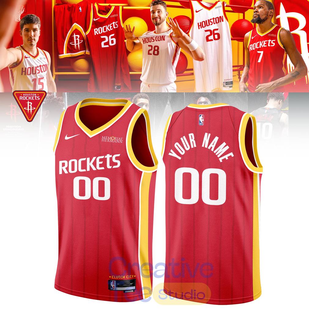 Houston Rockets Special New 2026 Custom Jersey Houston Rockets Special New 2026 Custom Jersey