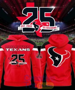 Houston Texans 25th Season Anniversary Hoodie