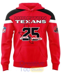 Houston Texans 25th Season Anniversary Hoodie