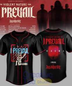 I PREVAIL The Violent Nature Tour Baseball Jersey
