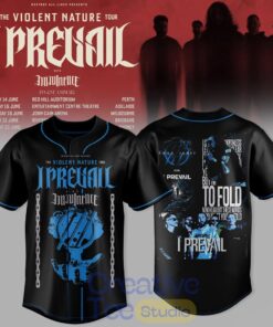 I PREVAIL The Violent Nature Tour Baseball Jersey