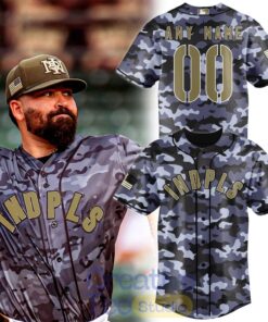 Indianapolis Indians 2026 Memorial Day Camo Custom Jersey