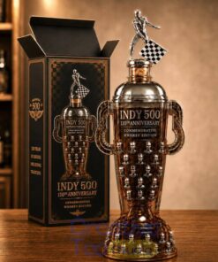 Indy 500 110th Anniversary Borg-Warner Trophy Whiskey Bottle Indy 500 110th Anniversary Borg-Warner Trophy Whiskey Bottle