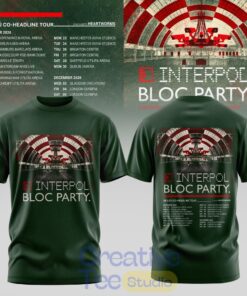 Interpol x Bloc Party UK & EU Tour 2026 Hoodie