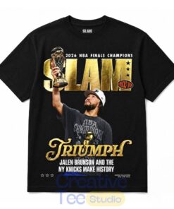 Jalen Brunson Knicks SLAM 2026 NBA Finals Champions Shirt
