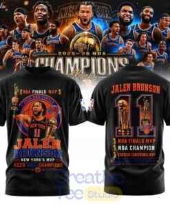 Jalen Brunson New York Knicks 2026 NBA Finals MVP T-Shirt Jalen Brunson New York Knicks 2026 NBA Finals MVP T-Shirt
