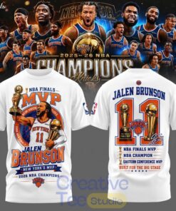 Jalen Brunson New York Knicks 2026 NBA Finals MVP T-Shirt