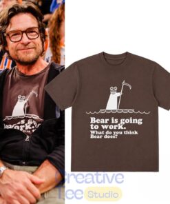 Jason Bateman NBA 2026 Finals Game 3 Radiohead Bear Is Going To Work T-Shirt