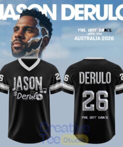 Jason Derulo The Last Dance World Tour 2026 AUS & NZ Football Jersey