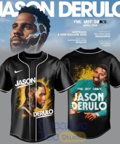 Jason Derulo The Last Dance World Tour Special Baseball Jersey